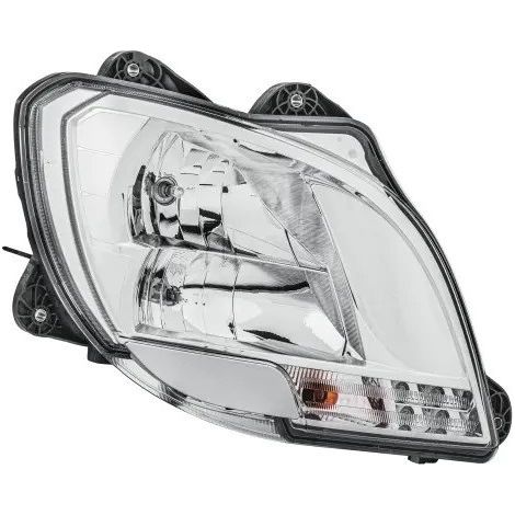 Phare Projecteur Principal Droit HELLA DAF XF H7/H1, P21W Halogène FF - 1ED 010 116-521