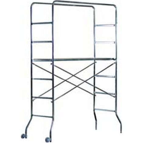 1PZ TRABATTELLO SUPERTRIO IN ACCIAIO ZINCATO - cm.169x65x218h. peso Kg.25