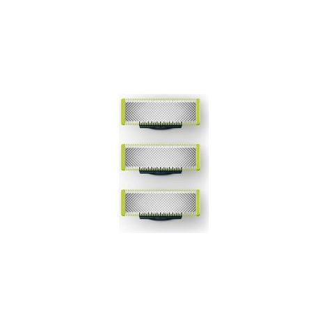 Ersatzklingen für OneBlade-Rasierer und -Haarschneider – universell einsetzbar, aus rostfreiem Stahl, ideal zum Schneiden, Stylen und Rasieren – 3er-Pack