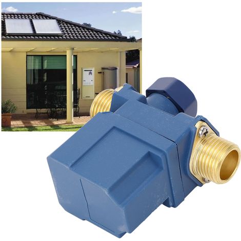 Druckloses Magnetventil mit externem G1/2-Gewinde, 12 V DC, Einlass-Durchflussschalter. (1/5)