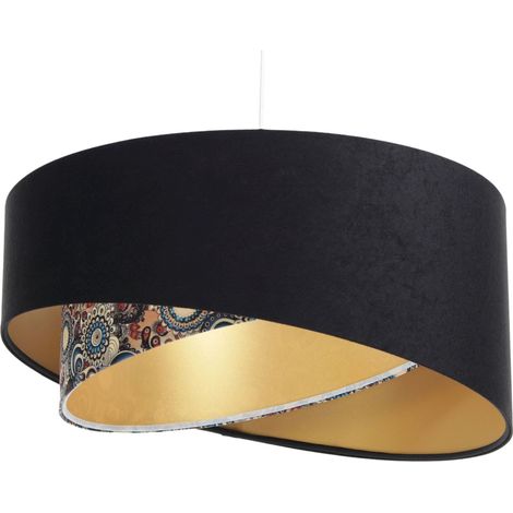 Suspension galaxy eco velours - Noir, multicolore, doré (1/5)