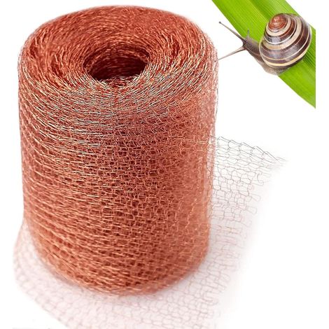 10 Meter Kupfergewebe gegen Schnecken und Nacktschnecken, hochwertiges Kupfergewebe gegen Nagetiere für Garten, Haus und Gemüsebeet (1/5)