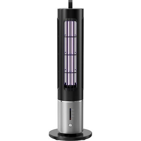 Lampe anti-moustique rechargeable USB, piège à insectes UV avec minuterie, coque amovible montage mural, Noir (1/5)