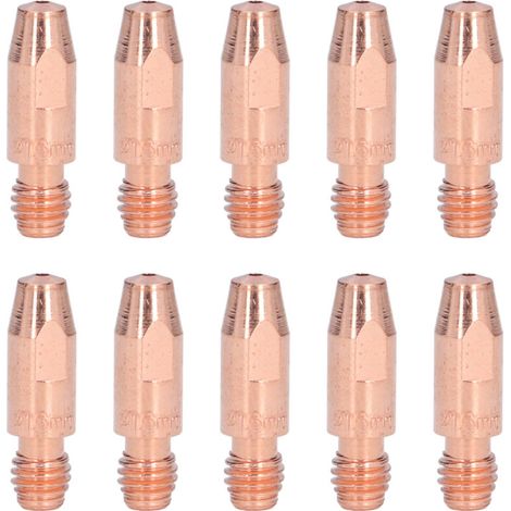 10 Pièces Embouts de Contact Cuivre 36KD1.6x30 Kit Accessoires Soudure (1/5)
