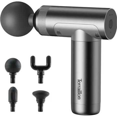 Pistola de masaje muscular con 5 accesorios - MUSCLEMASSAGER - Terraillon - (1/5)