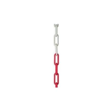Chaîne en plastique blanche et rouge 629 mm, bobine de 25 Mo - 25,0 Mo - LAN TW 629