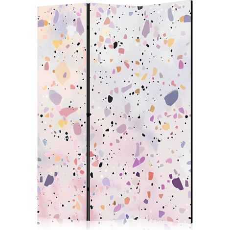 Paravento decorativo artgeist terrazzo viola 135 x 172 cm