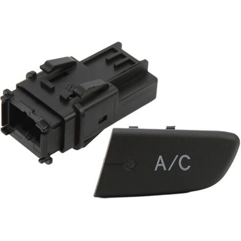 Pair - SJLERST Bouton poussoir de commutateur de climatisation avec capuchon 6554KX, remplacement pour citroën C1 2005 – 2014 (1/5)