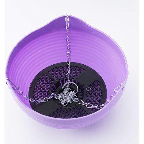 Pot suspendu pour chlorophytum, avec crochet de suspension, idéal pour la culture de plantes vertes d'intérieur (taille M/L). (1/5)