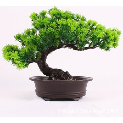 Bonsaï Artificiel - Pin Japonais en Pot Décoratif - Pour Intérieur Salon Chambre Bureau - 1 Pièce (1/4)