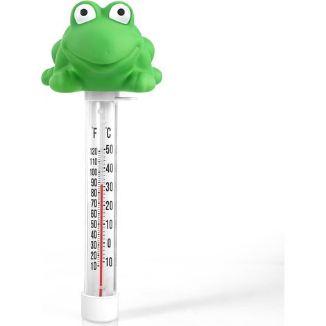 Floating pool thermometer, pool thermometer, frog design, pool accessoriesHigh quality, the ideal choice for families. (1/5)