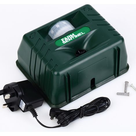Lot de 2 Répulsif pour Animaux, Alarme ultrasonique à 4 Sons répulsif électronique pour Oiseaux Sauvages en Plein air(Prise EU220V) (1/5)