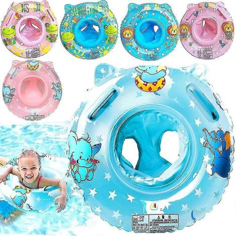 Bouée de natation pour bébé de 3 à 36 mois, flotteur de cou avec siège intégré, piscine (1/5)