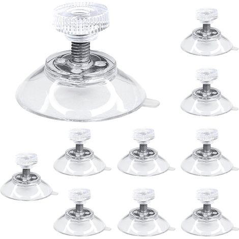 10 PCS Ventouse,Ventouse Vitre,Ventouses,Ventouse Universelle,Ventouse Table en Verre,Mini Ventouse,Des Ventouses,Ventouse Pare Soleil,Ventouse Plaque Immatriculation,pour Verre,Carrelage,PVC(38mm) (1/5)