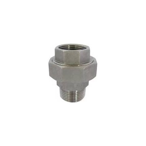 RACCORD CONIQUE MF EN ACIER INOXYDABLE Taille : 3/8"
