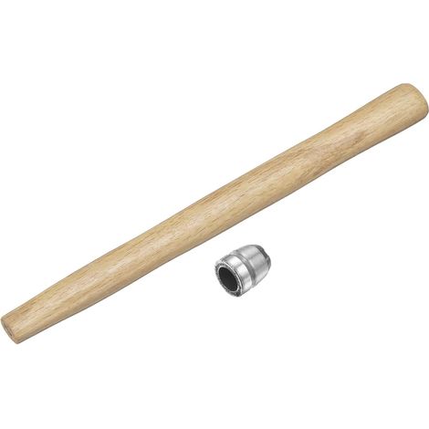 10" Manches En Bois De Remplacement Pour Maillet Avec Cales Rondes Pour Tête Ronde Octogonale De 0.2lb Clouage Charpente Menuiserie Construction Bricolage Outils Maillet Hache (1/5)