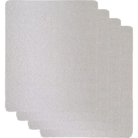 Plaque Mica Universelle pour Guide D’ondes de Micro-ondes, Plaque à Micro-ondes Couvercle de Guide D'ondes 12,7 x 20,3 cm, Remplacement Mica Plaques Pour Four à Micro-Ondes par (4 Pièces) (1/5)