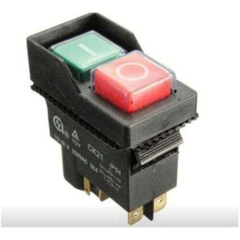 Carburateur,Commutateur de bétonnière électrique interrupteur électromagnétique CK21B/250V 5PIN (1/4)