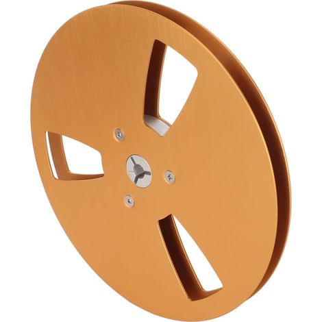 1/4 I 7 I Bobine de Réception Vide Universelle en Aluminium avec Ouverture de la Partie Argentée - Compatible avec les Bobines de Ruban Adhésif pour un Rangement et une (1/5)