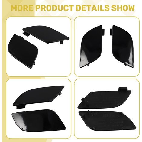 1 pair of colors: as shown in the picture. Material: plastic front trailer cover suitable for BMW X5 E70 LCI Ms.