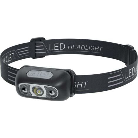 BUNTHAUS PA Lampe Frontale Rechargeable USB Capteur LED IPX4 120 Lumen Léger (1/4)