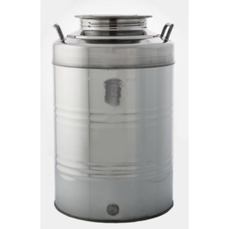 CONTENITORE ACCIAIO INOX PER OLIO 50 L AGGRAFFATO- BELVIVERE- 1,0 pz