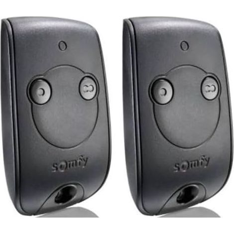 Somfy 1841026 - Télécommande Keytis RTS 2 canaux  pour contrôler 2 Moteurs RTS de portails et Portes de Garage (Lot de 2) (1/4)