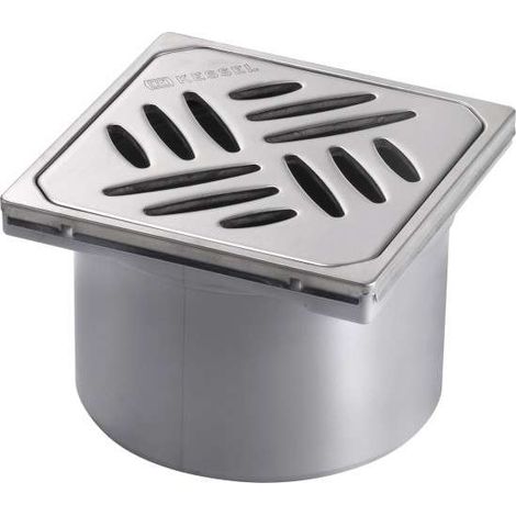 Kessel Aufsatzstück Designrost Kessel, 132x132mm, V2A (1/2)