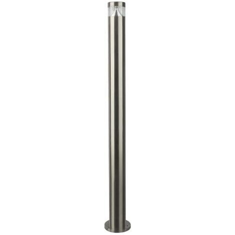 Paletto giardino moderno LED 7W Lisbon inox IP54 Rabalux