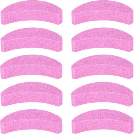 10 Stück rosa Ersatz-Schleifsteine ​​für Kettensägen-Kettenschärfer