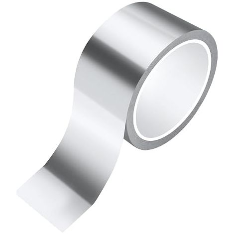 50 mm x 20 m Aluminium Adhesive Tape, Silver Aluminium (1/5)