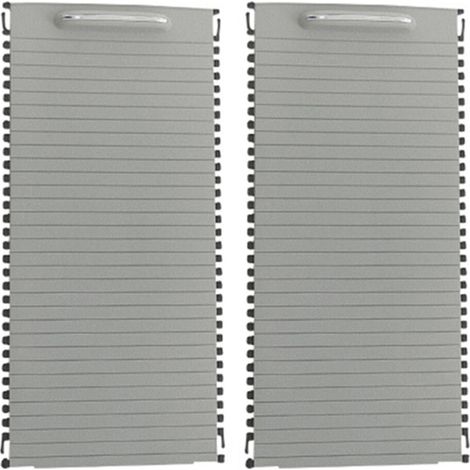 2x Rollo-Abdeckung für die Mittelkonsole im Auto-Innenraum für C/E-Klasse W204 S204 W212 S212 A20468076079051 Grau