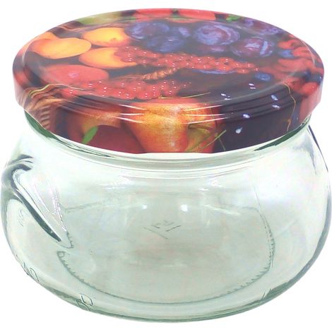Einmachglas 300ml Vorratsglas Einweckglas Marmeladenglas Schraubdeckel (1/2)