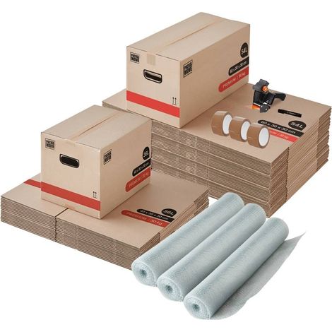 Pack and Move - Kit déménagement Premium T4/T5 + marqueur noir et 3 adhésifs offerts (1/5)