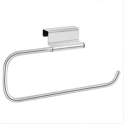 Porte-essuie-tout de porte de placard de 31,5 cm (12,4 pouces) avec distributeur et rangement pour essuie-tout, idéal pour la cuisine et la salle de bain. (1/5)