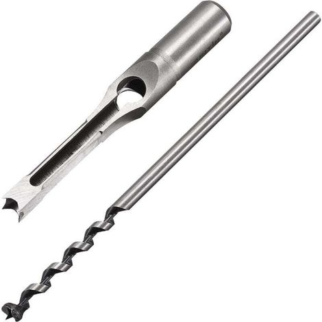 Brocas helicoidales HSS, para carpintería, cuadradas, herramientas de perforación, para mortajas cuadradas, agujeros cuadrados, sierra extendida de 6,0 mm x 16 mm, 1 pieza, 16 mm