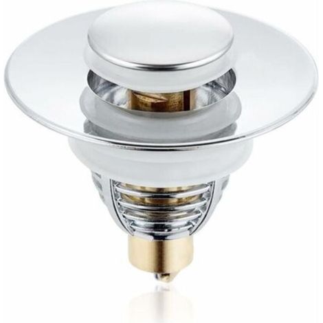 1 pc Bouchon Lavabo,Bonde de douche et lavabo Pop-Up,Universel Filtre de Vidange Anti-Bloqué de Lavabo en Acier Inoxydable,pour 32-38mm Trou Vidange Lavabo Bassin Cuisine Salle de Bain