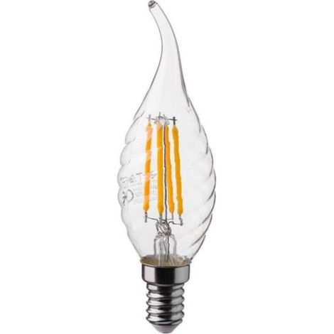 Bombilla led para velas v-tac 4w e14 4000k vt-1995-n - 4431 - 214431