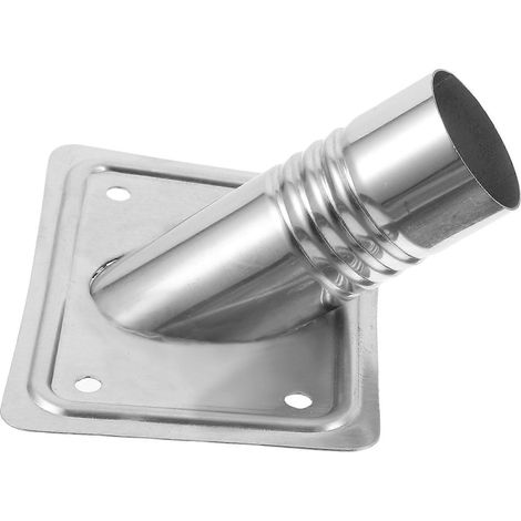 Adaptateur de manche à balai en métal avec connexion filetée pour perches télescopiques – Fixation robuste pour balais, serpillières et brosses, installation facile et : (1/4)