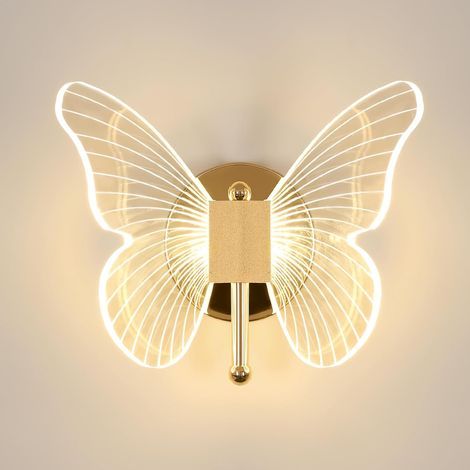 Goeco – 10W LED-Wandleuchte dimmbar 3000K-6500K – Acryl und Eisen – Moderne dekorative Beleuchtung für Wohn- und Schlafzimmer (1/5)