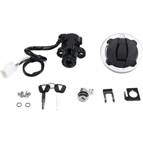 Contacteur d'allumage, bouchon de réservoir de carburant et clé d'huile compatibles avec Z650 2017-2023 (1/5)