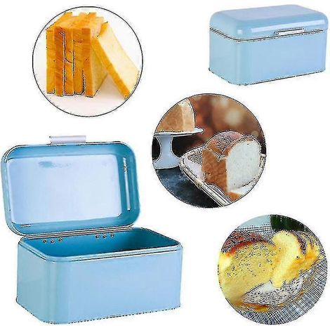 Boîte à pain vintage, boîte à pain de rangement, boîte à pain moderne, grande boîte à pain de comptoir (1/5)