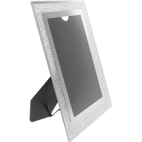 Cadre Photo Affichage Décoratif Simple Finition Soignée en Verre Argenté Élégant Convient pour Photo 10,2x15,3cm Plusieurs styles pour Bureau et Salle à Manger Plusieurs styles (1/5)