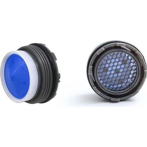 Aiperq 2 Stück Wasserhahn-Luftsprudlerfilter Wassersparend M18, Wasserhahn-Luftsprudler, Wasserhahn-Luftsprudler-Zubehör 18 mm Universaldüse, für Bad- und Küchenspülenarmaturen (Kunststoff) (1/5)