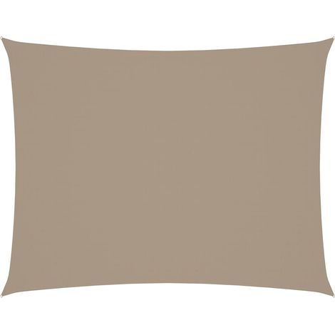 Maison Exclusive - Toldo de vela rectangular tela Oxford gris tau (1/5)