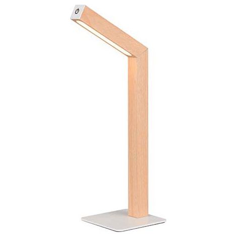REALITY LED-Akku-Tischleuchte SKIP, R55951135, 2W, 185lm, 3000K, holzoptik (1/5)