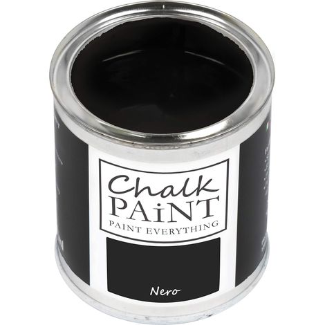 CHALK PAINT EVERYTHING Nero 250 ml - SENZA CARTEGGIARE Colora Facilmente Tutti i Materiali (1/4)