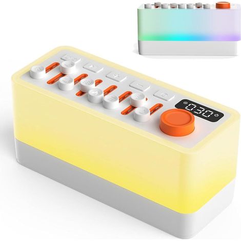 Haut-parleurs de bureau Bluetooth Bruit blanc Machine Lumière nocturne