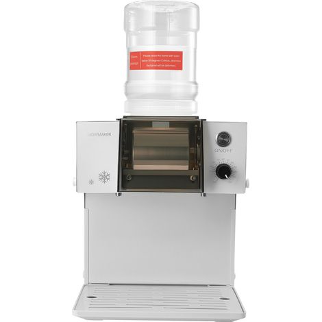 Machine à glace pilée 60kg/24h, lame inox, réservoir 1,8L, précooling 90s, idéale maison & petites réunions. (1/5)