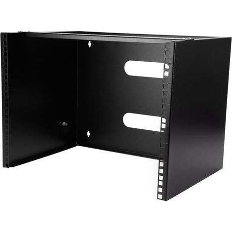 Startech Wandmontagehalterung schwarz für 8U Rack
